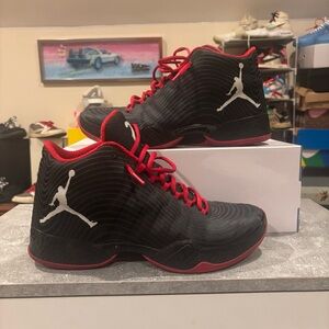 Black and Red Basketball Shoes